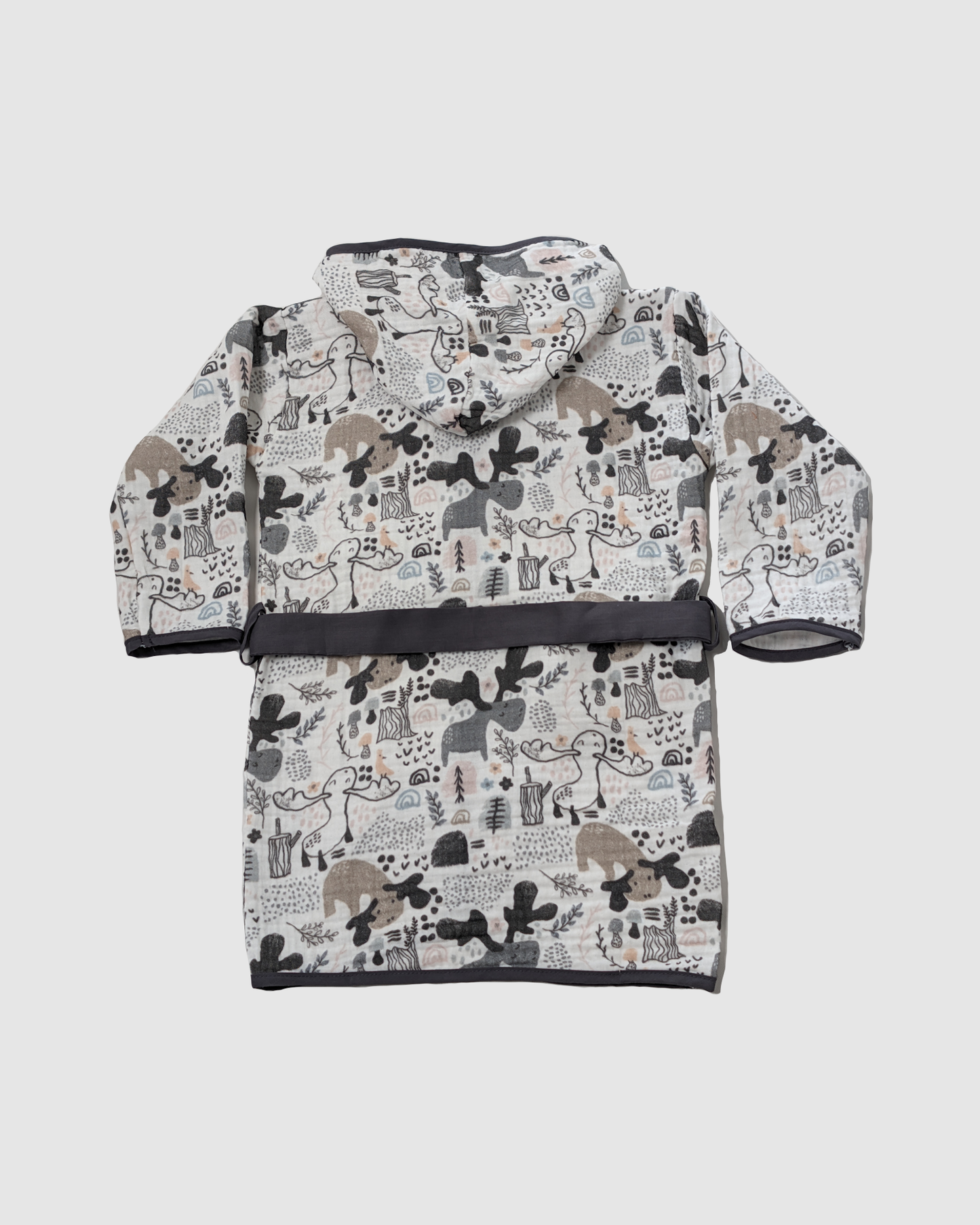 Organic Muslin Bathrobe - Smart Deer