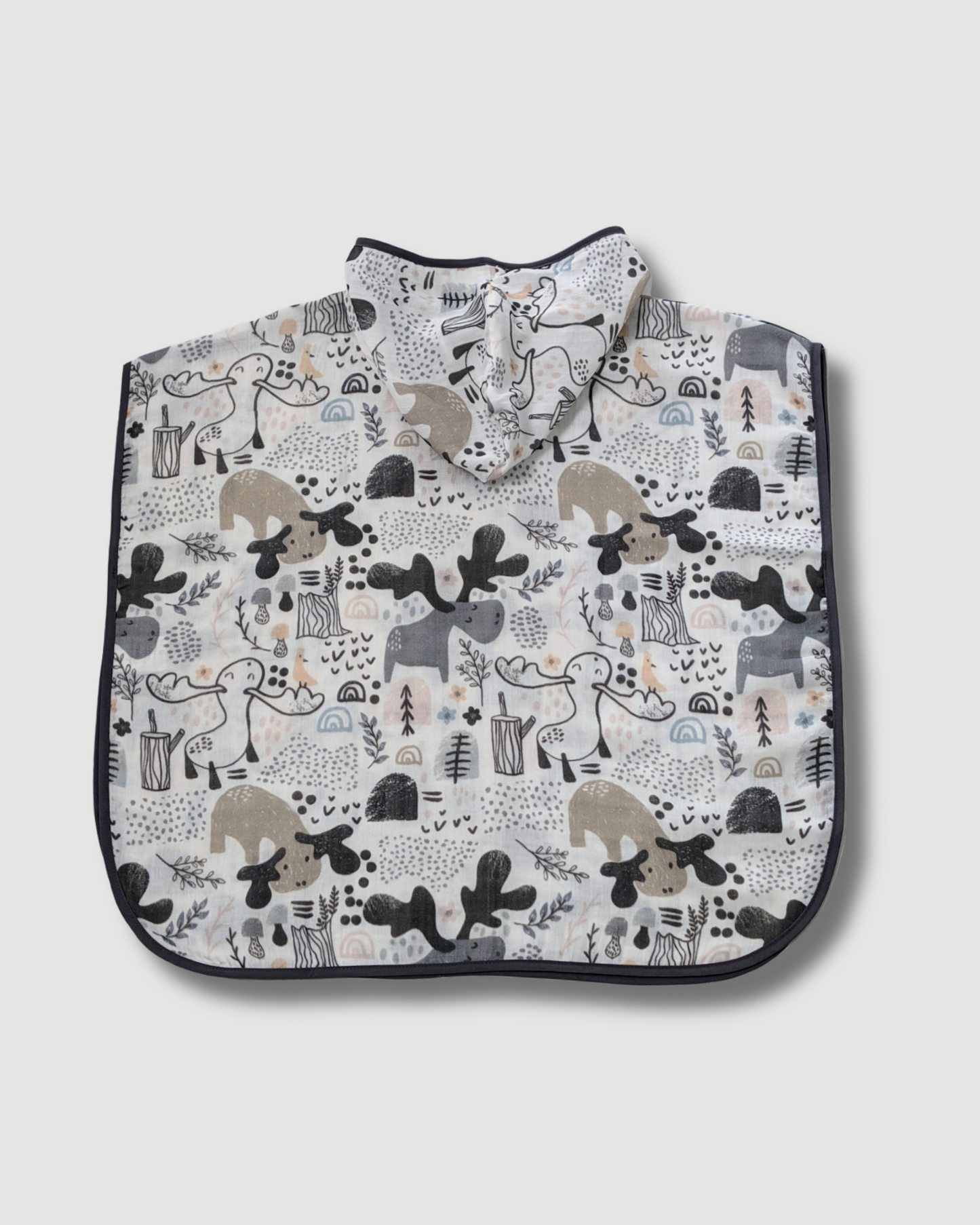 Organic Muslin Poncho - Smart Deer