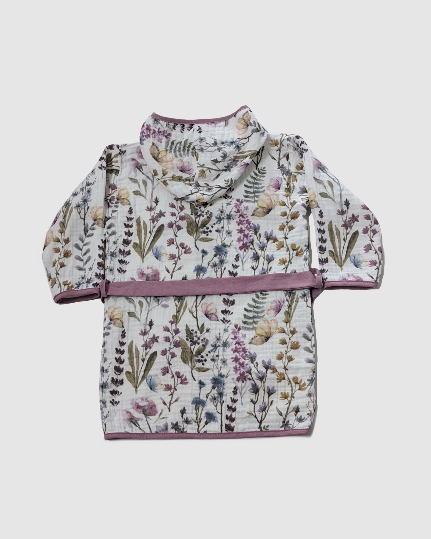 Organic Muslin Bathrobe - Spring