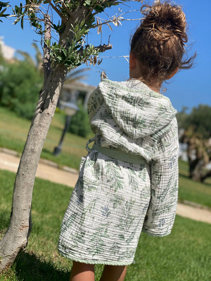 Organic Muslin Bathrobe - Mythology