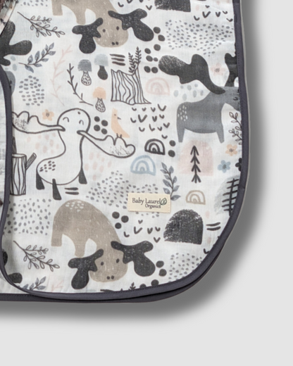 Organic Muslin Poncho - Smart Deer